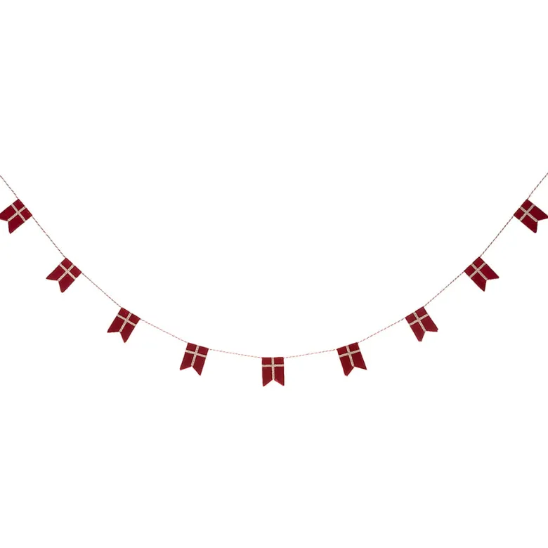 Maileg Flag Garland, Dannebrog
