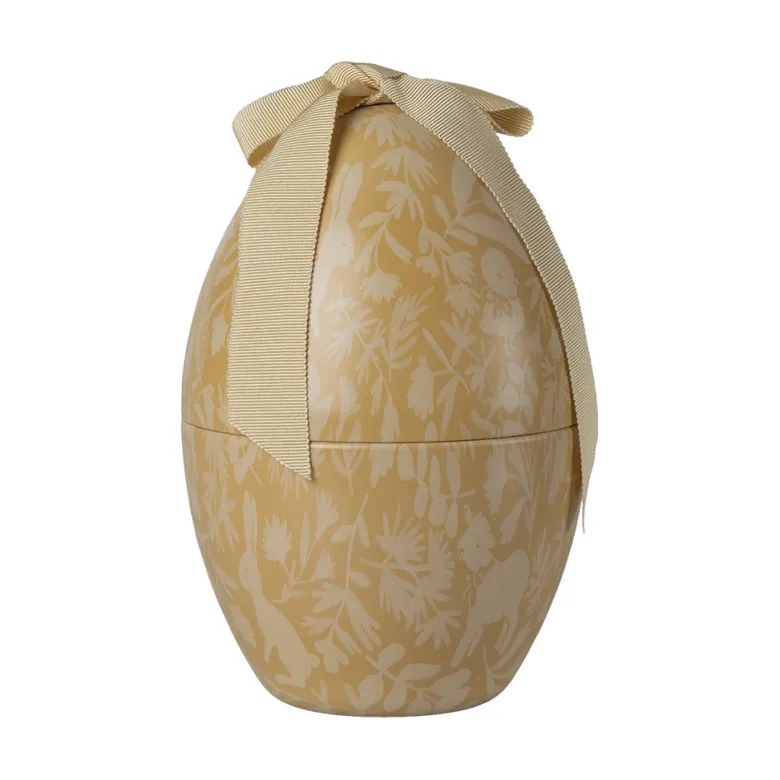 Maileg Metal Easter Egg, Medium - Yellow