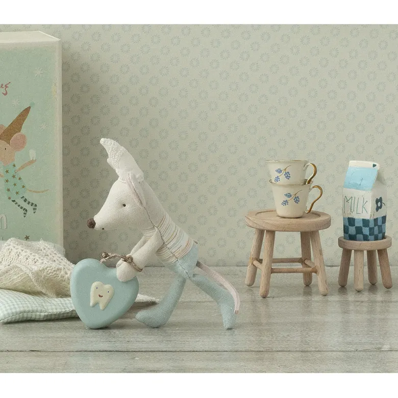 Maileg Milk Tooth Tin, Small Tooth Box - Mint