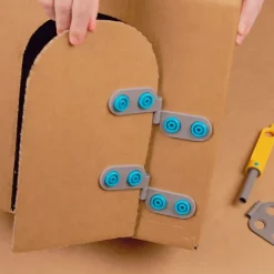 Makedo Spin Hinge, Hinges for DIY Cardboard Creations - Set of 6