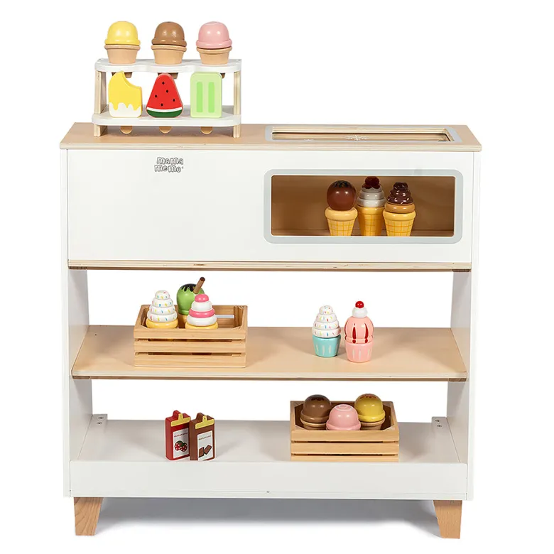 Mamamemo Ice Cream Shop with Freezer (without play food)