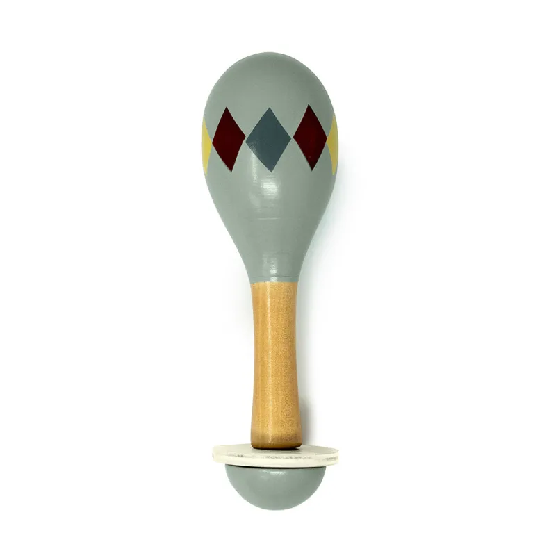 Mamamemo Maracas, Harlequin - Green