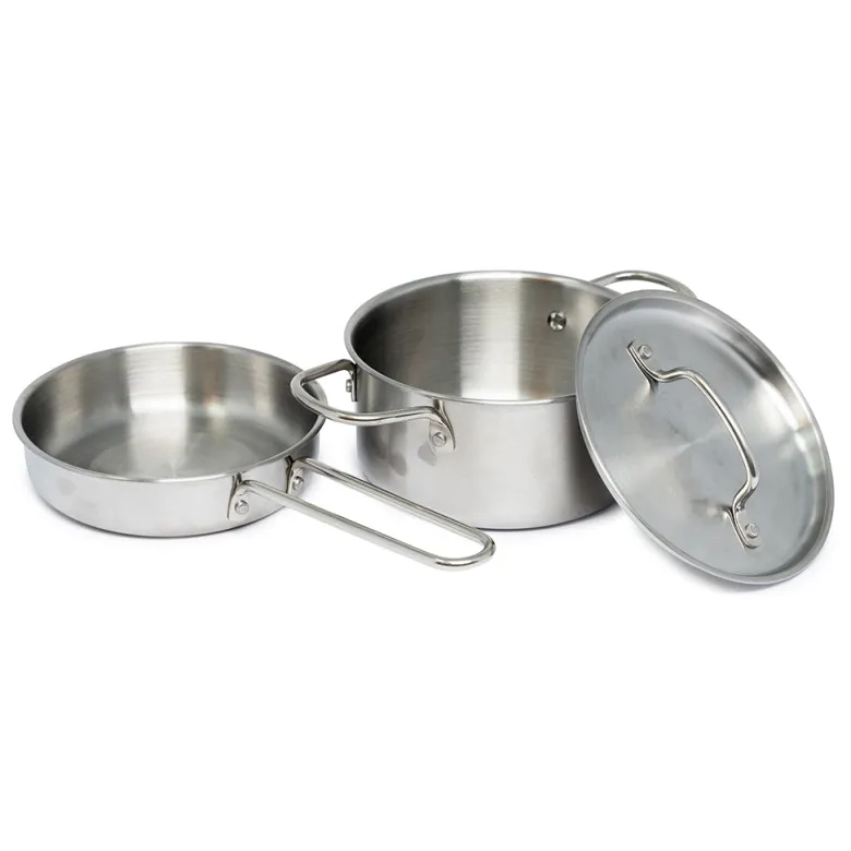 MaMaMeMo Metal Pot and Pan Set
