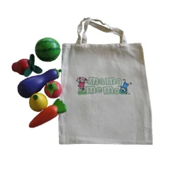 MaMaMeMo Play Food, Fabric Shopping Bag