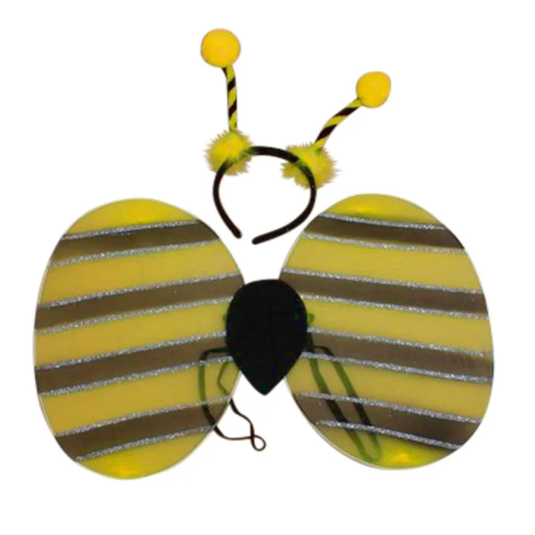 MaMaMeMo Wing Set with Headband, Bumblebee