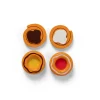 MaMaMeMo Wooden Play Food, Assorted Danish Pastries, Set of 4
