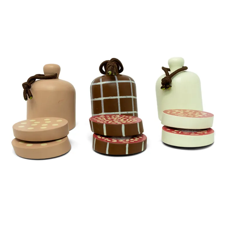 Mamamemo Wooden Play Food – Italian Salami