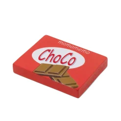 Mamamemo Wooden Play Food, Chocolate Bar