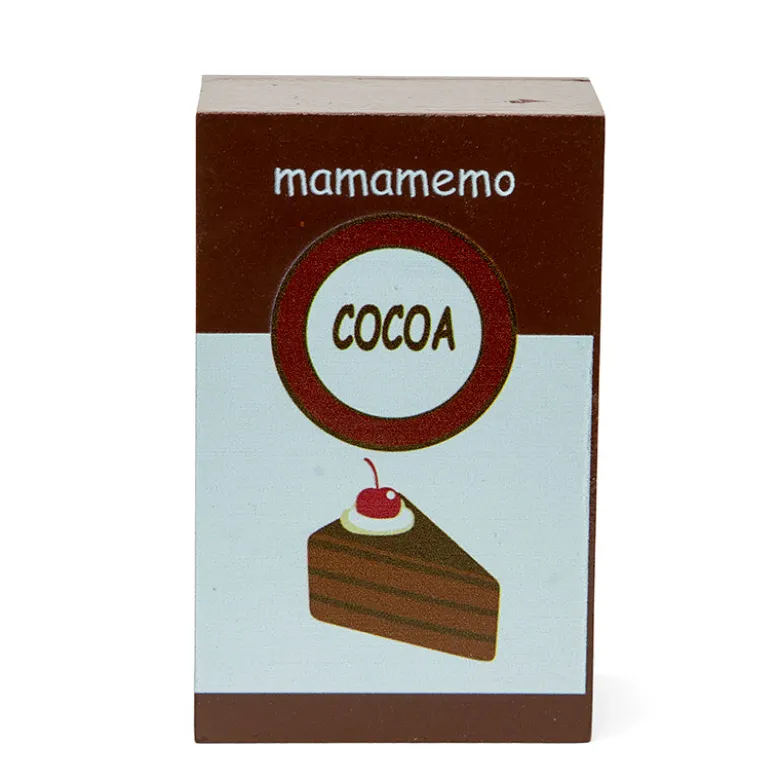 Mamamemo Wooden Play Food, Cocoa Pack