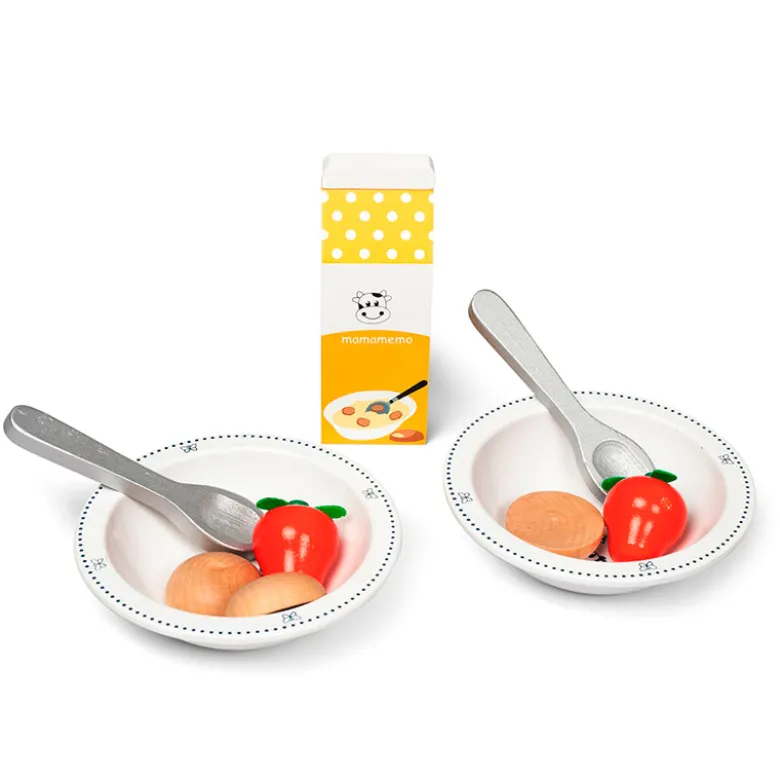 MaMaMeMo Wooden Play Food, Koldskål Set