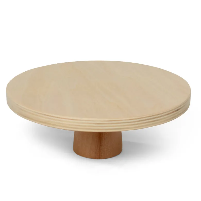 Mamamemo Wooden Play Food, Cupcakes on Cake Stand
