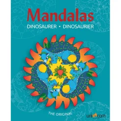 Mandalas Coloring Book, Dinosaurs - Ages 6 and Up