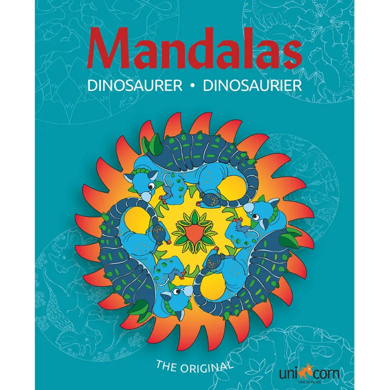 Mandalas Coloring Book, Dinosaurs - Ages 6 and Up