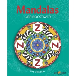 Mandalas Coloring Book, Learn Letters with Mandalas - Ages 4 and Up