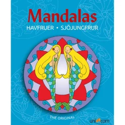 Mandalas Coloring Book, Mermaids - Ages 4 and Up