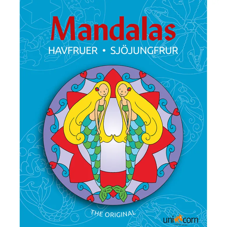 Mandalas Coloring Book, Mermaids - Ages 4 and Up
