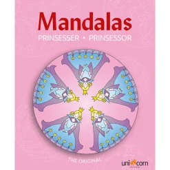 Mandalas Coloring Book, Princesses - Age 4 and Up