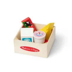 Melissa & Doug Wooden Play Food, Dairy Products