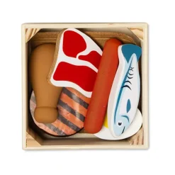 Melissa & Doug Wooden Play Food, Protein Foods