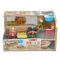 Melissa & Doug Wooden Toy Cars, Rescue Vehicle Transporter