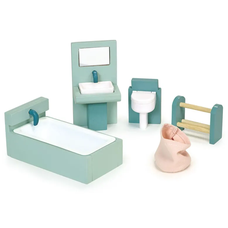 Mentari Dollhouse Accessories, Doll Furniture - Bathroom