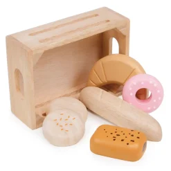 Mentari, Wooden Play Food - Box with Bakery Bread