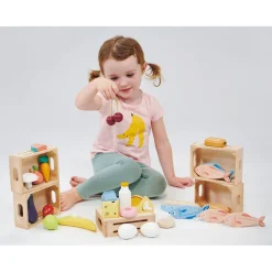 Mentari, Wooden Play Food - Box with Bakery Bread