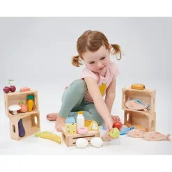 Mentari, Wooden Play Food - Box with Bakery Bread