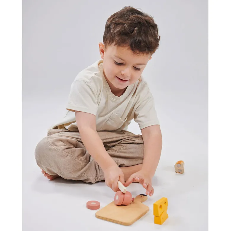 Mentari, Wooden Play Food - Charcuterie Cutting Board