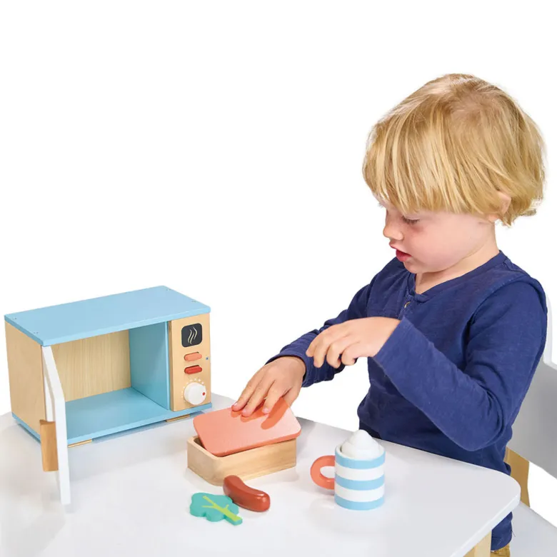 Mentari Wooden Play Food, Microwave