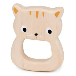 Mentari, Wooden Teething Ring - Bird and Cat