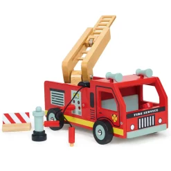 Mentari Wooden Toy Car - Red Fire Truck