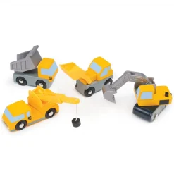 Mentari, Wooden Toy Cars – Work Vehicles
