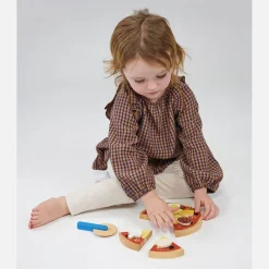 Mentari, Wooden Toy Food – Pizza
