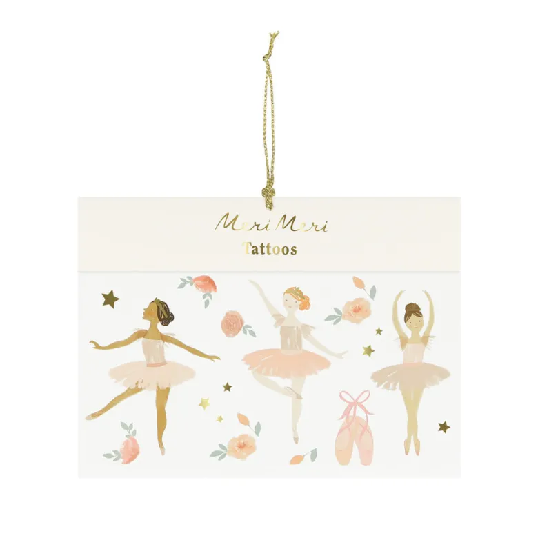 Meri Meri Ballerina Temporary Tattoos