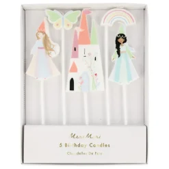 Meri Meri Cake Candles, Magical Princess - Set of 5