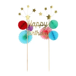 Meri Meri Cake Topper, Happy Birthday