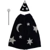 Meri Meri Dress-Up, Wizard Costume, Blue Velvet - Size 3-6 Years