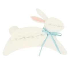 Meri Meri Easter, Honeycomb Decorations – Pom Pom Bunnies – 6 Pack