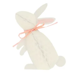 Meri Meri Easter, Honeycomb Decorations – Pom Pom Bunnies – 6 Pack
