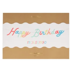 Meri Meri Garland, Happy Birthday, Bright Colors - 2.7 Meters