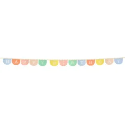 Meri Meri garland, Happy Birthday fabric flags - 2.3 meters