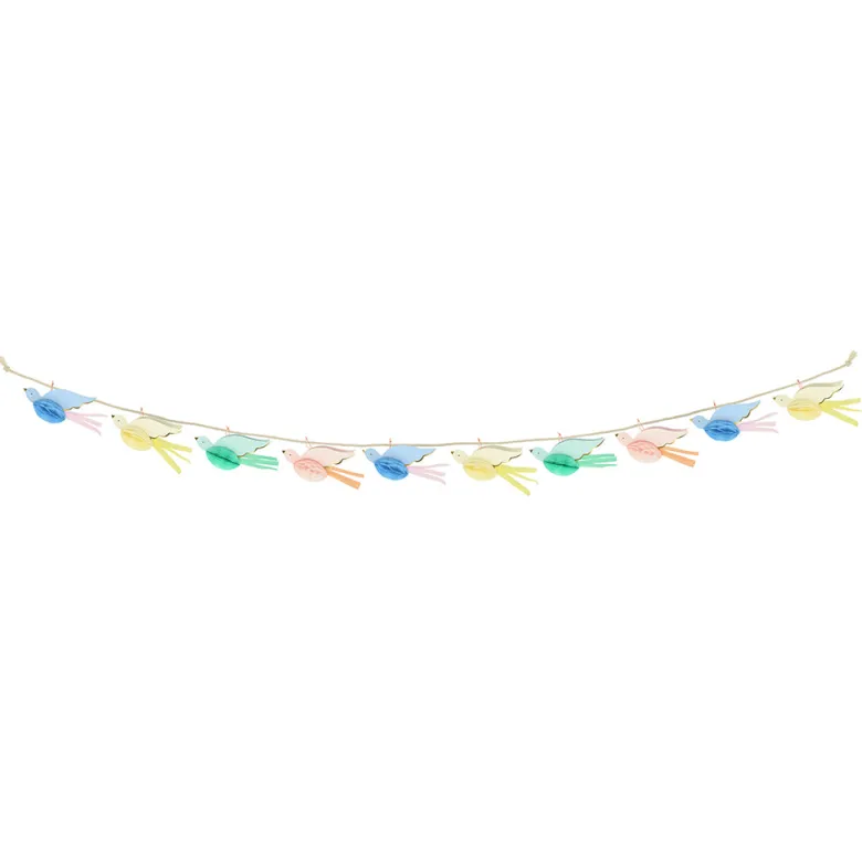 Meri Meri Garland, Honeycomb Birds – 1.8 Metres