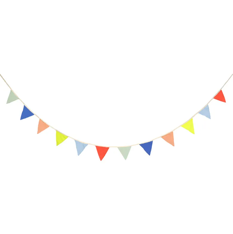 Meri Meri Garland, Knitted Flag Bunting, Multi-Color - 3 Meters