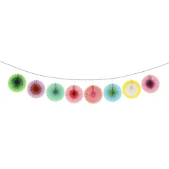 Meri Meri Garland, Mini Fan Garland - 0.6 Meter