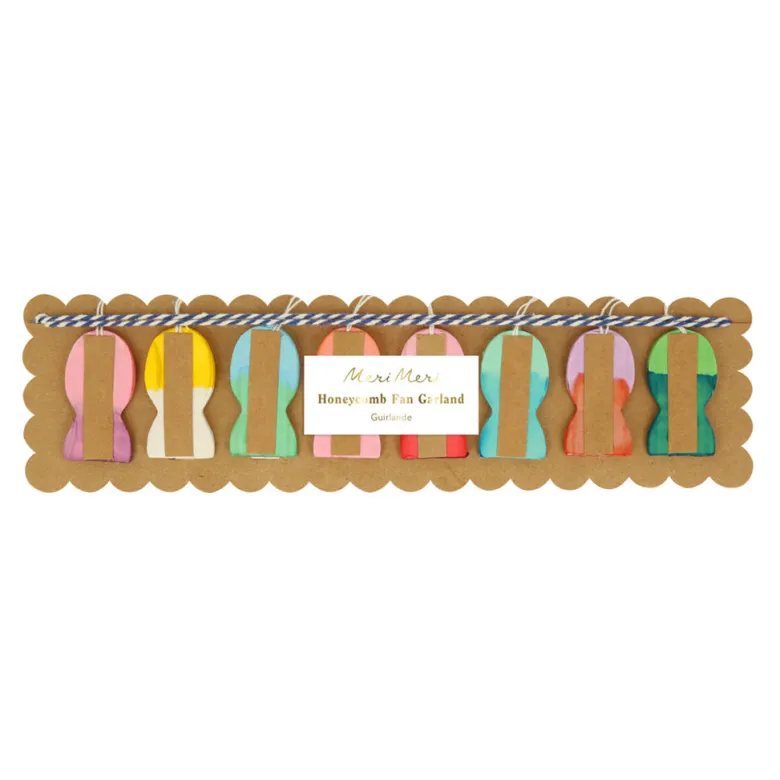 Meri Meri Garland, Mini Fan Garland - 0.6 Meter