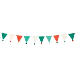 Meri Meri Garland, Pom-pom Flags - 1.8m