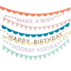 Meri Meri Garland, Rainbow Birthday - 1.8 meters