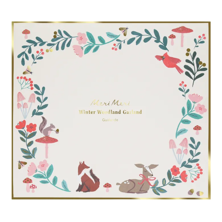 Meri Meri Garland, Winter Woodland - Vinterskov - 2 m