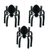 Meri Meri Halloween Decorations, Set of 3 Giga Honeycomb Hanging Spiders